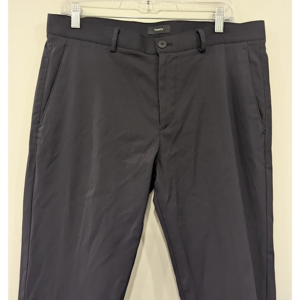 Theory Navy Blue Straight Leg Pants Size 33